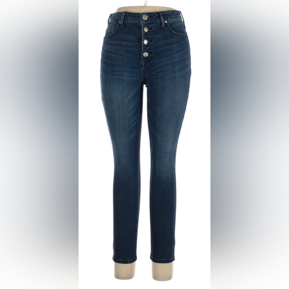 Seven7 Denim - Seven7 Size 10 Blue Skinny Jeans